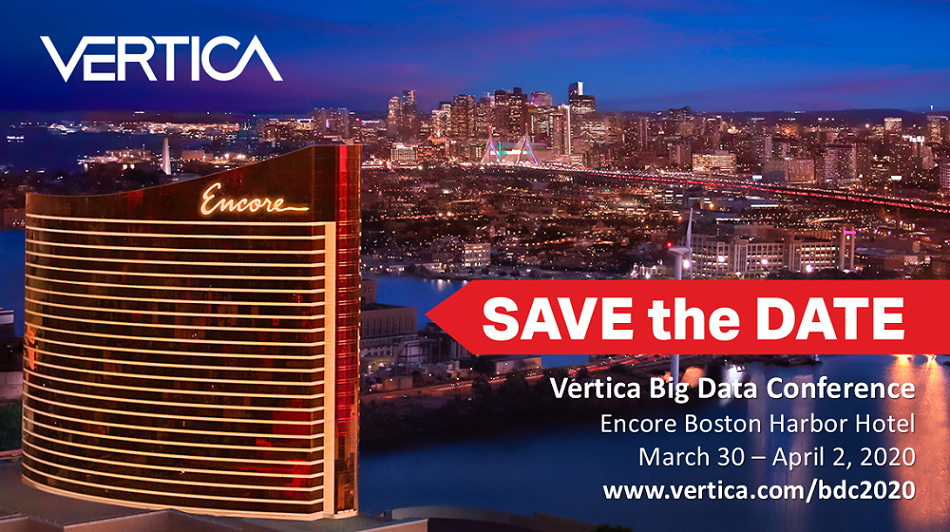 Save the Date, Vertica Big Data Conference, March 30 - April 2