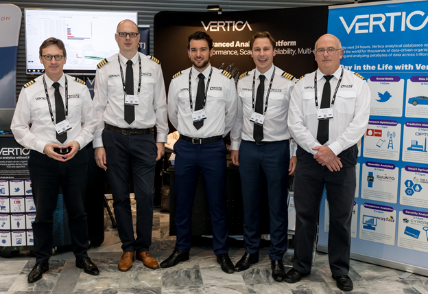Vertica Team at Data Innovation Summit booth