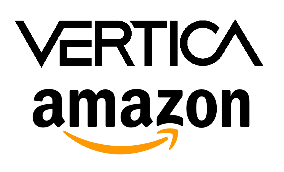 Vertica and Amazon logos