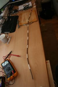 damaged collinear antenna cables