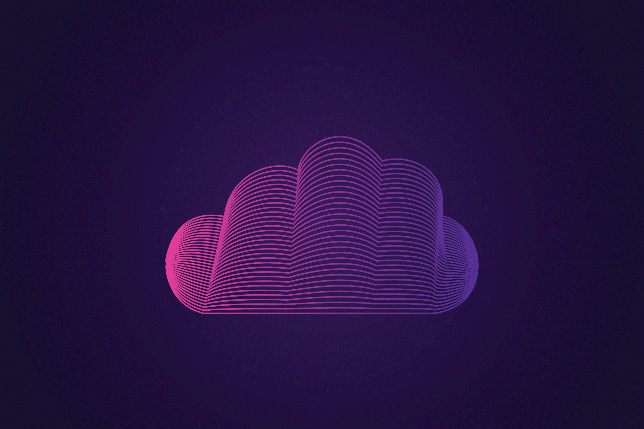Cloud image purple gradient