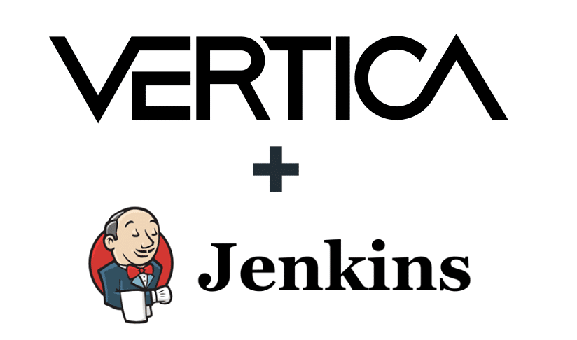 Vertica +Jenkins logo