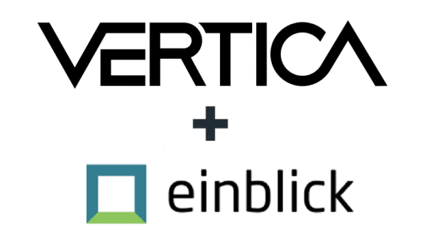 Vertica and Einblick logo