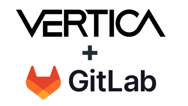 Vertica and GitLab Logo