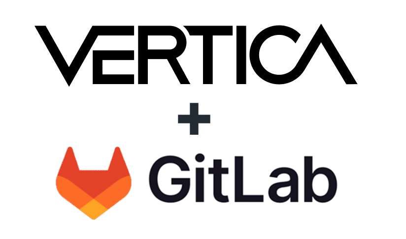 Vertica and GitLab Logo