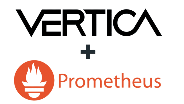 Vertica plus Prometheus Logo image