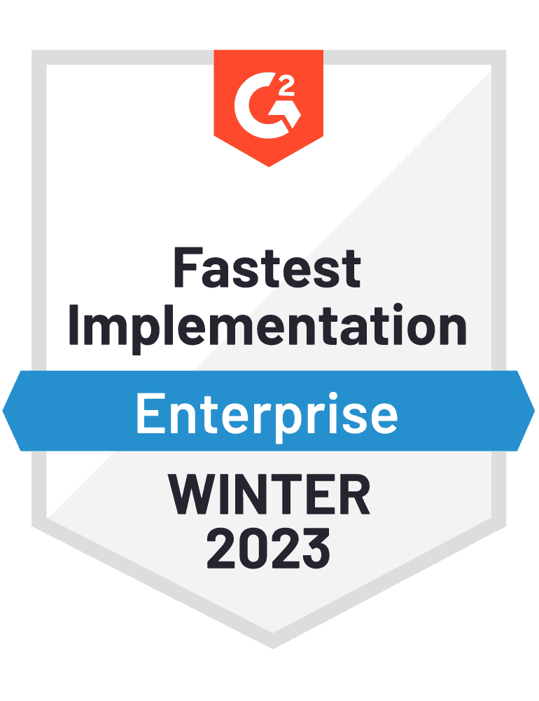 Vertica - G2 Winter 2023 Data Warehouse Fastest Implementation Enterprise
